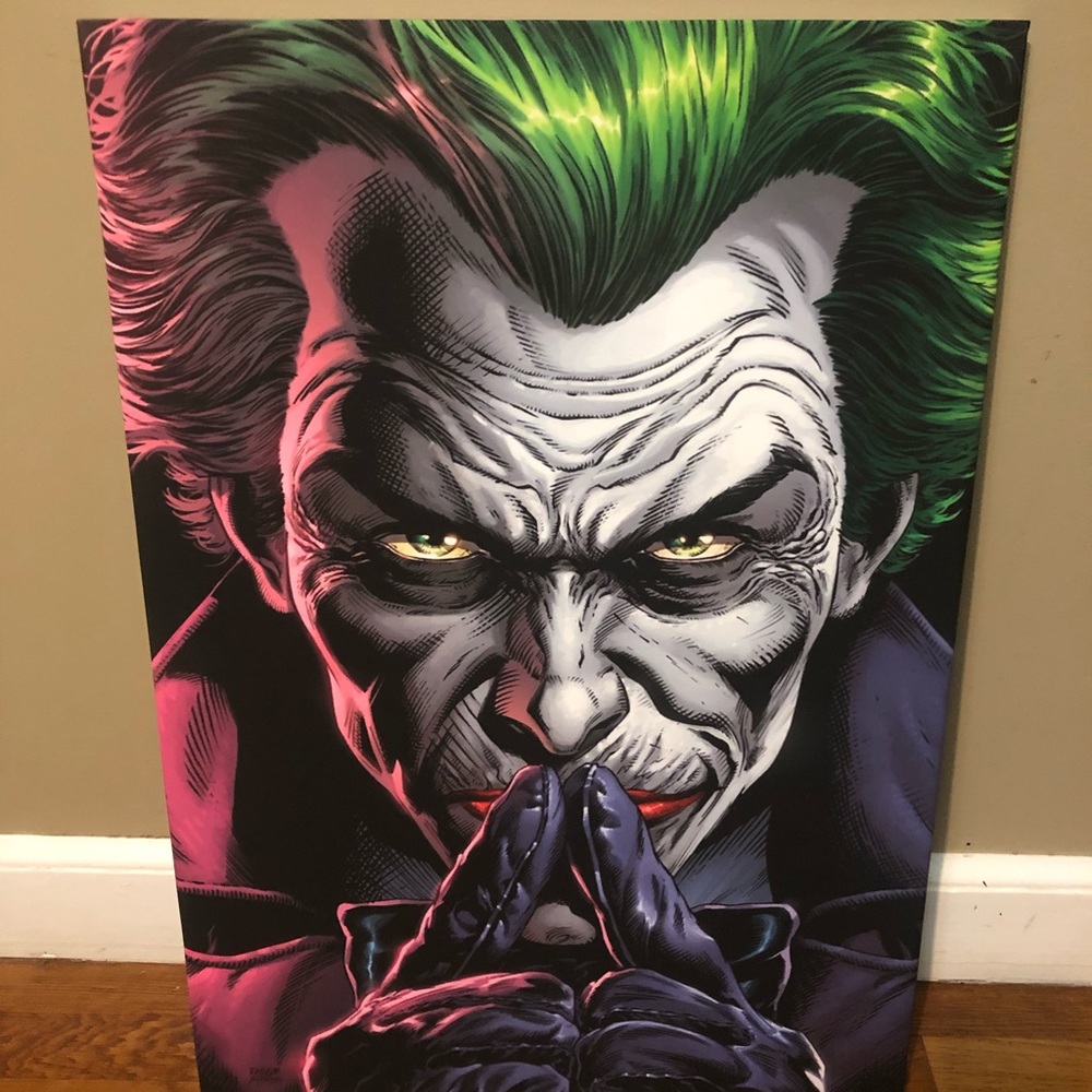 Framed Colorful Joker Poster